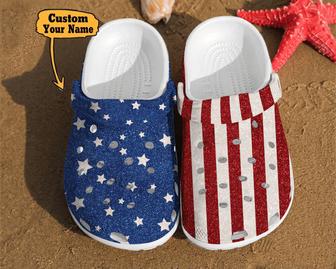 America Flag Veterans Gifts Clog Shoes Veterans - Monsterry CA