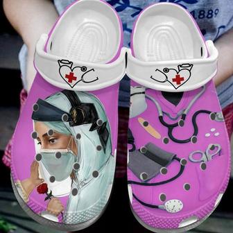 Angel Nurse Shoes - Proud Of Nurse Custom Shoe Birthday Gift For Women Men - Monsterry DE
