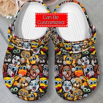 Animal Print - Dogs Collection Pattern Clog Shoes For Men And Women - Monsterry CA