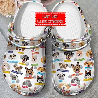 Animal Print - Personalized Dogs Collection Pattern Clog Shoes For Men And Women - Monsterry