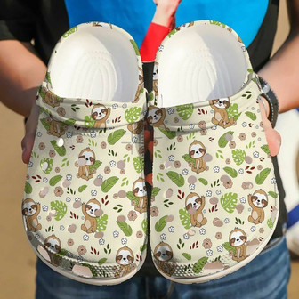 Baby Sloth Hi 102 Gift For Lover Rubber Clog Shoes Comfy Footwear - Monsterry