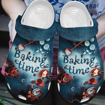 Baking Time 3 Gift For Lover Rubber Clog Shoes Comfy Footwear - Monsterry DE