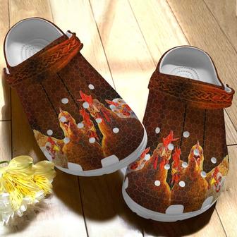 Barn Chicken Custom Shoes For Mother Day - Chickens Outdoor Shoes Gifts For Mom Dad - Monsterry
