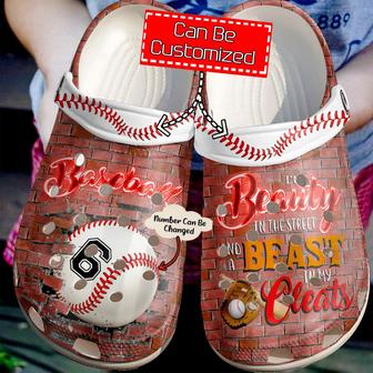Baseball - Baseball Personalized Beauty In The Street Clog Shoes For Men And Women - Monsterry