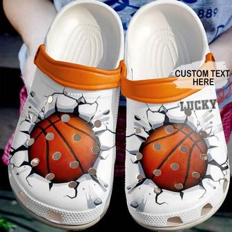 Basketball Custom Name Crack Clog Shoes Basketball - Monsterry AU
