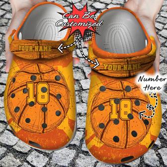 Basketball Personalized Textured Clog Shoes Sport - Monsterry AU