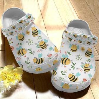Bee Best Friend Gift Rubber Clog Shoes Comfy Footwear - Monsterry DE