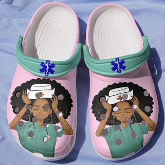 Black Nurse Magic Shoes - Proud Of Nurse Outdoor Shoes Birthday Gift For Women Girl Mother Daughter Sister Friend - Monsterry