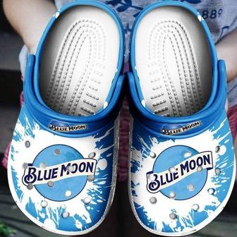 Blue Moon Beer Drink Gift Rubber Clog Shoes Comfy Footwear - Monsterry UK