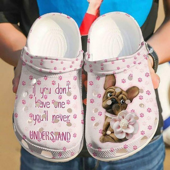 Bulldog Mama Personalized Gift For Lover Rubber Clog Shoes Comfy Footwear - Monsterry