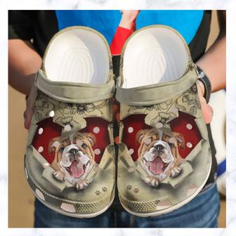 Bulldog They Steal My Heart For Mens And Womens Rubber Clog Shoes Comfy Footwear - Monsterry DE