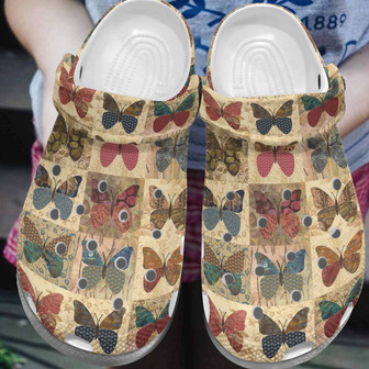 Butterfly Collection Clog Shoes For Women Men - Butterflies Shoes Clogbland Clog Gifts For Mother Day Grandma - Monsterry