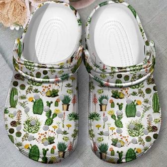 Cactus Croc Shoes Crocband For Men And Women Rubber Clog Shoes Comfy Footwear - Monsterry AU