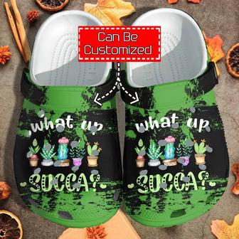 Cactus Plants What Up Succa Beach Clog Shoes Custom - Monsterry UK
