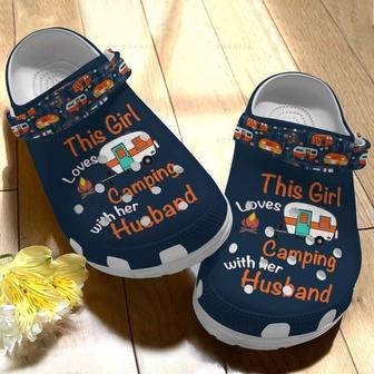 Camper Camping Lovers Girl Husband Gift For Lover Rubber Clog Shoes Comfy Footwear - Monsterry AU