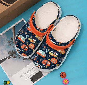 Camping Happy Campers V3 Classic Clogs Shoes - Monsterry