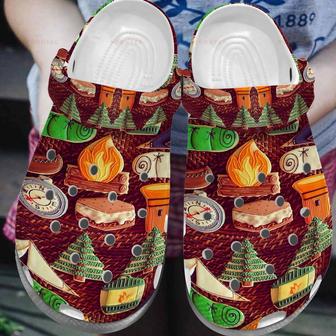 Camping Lucky Charm Gift For Lover Rubber Clog Shoes Comfy Footwear - Monsterry