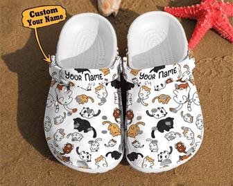 Cat - Personalized Cat Pattern Gift For Lovers Comfortable Summer Clog Shoes For Men And Women - Monsterry CA