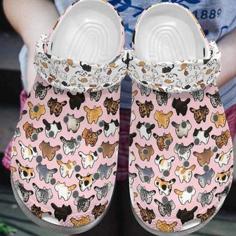 Cats Collection Cat Bottom 5 Gift For Lover Rubber Clog Shoes Comfy Footwear - Monsterry CA