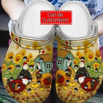 Chicken - Beautiful Chicken Clog Shoes For Men And Women - Monsterry AU