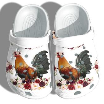 Chicken Flower Cute Clog - Farm Loves Chicken Shoes Mothers Day Gifts - Monsterry AU