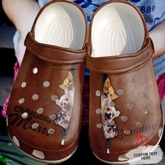Chihuahua Personalized Animal Rubber Clog Shoes Comfy Footwear - Monsterry UK