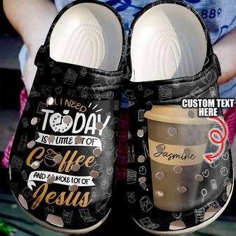 Coffee - Coffee Personalized And Jesus Clog Shoes For Men And Women - Monsterry AU