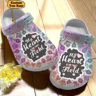 Colorful - My Heart Is On That Flied Clog Shoes For Men And Women - Monsterry CA