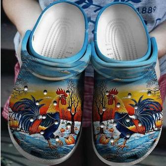 Cool Rooster Personalized 12 Gift For Lover Rubber Clog Shoes Comfy Footwear - Monsterry