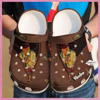Cowgirl Personalized Pretty Rubber Clog Shoes Comfy Footwear - Monsterry DE