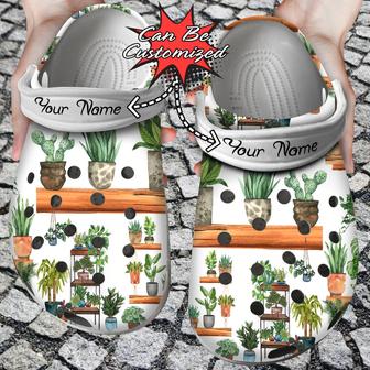 Crazy Plant Lady Mom Unisex Birthday Gifts Clog Shoes Gardeners - Monsterry UK