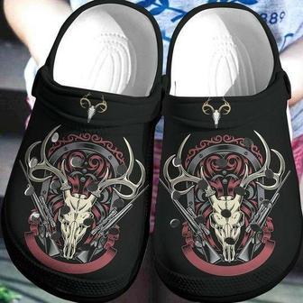 Deer Hunting Guns Personalized 202 Gift For Lover Rubber Clog Shoes Comfy Footwear - Monsterry UK