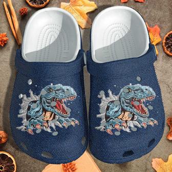 Dinosaurrex Custom Shoes - Funny Dinosaur Outdoor Shoe Gifts For Boy Men Fathers Day 2022 - Monsterry DE