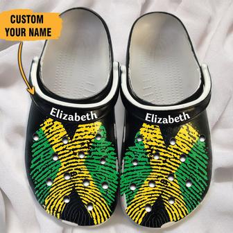 Dna Jamaica Flag Jamaica Gift For Fan Classic Water Rubber Clog Shoes Comfy Footwear - Monsterry DE
