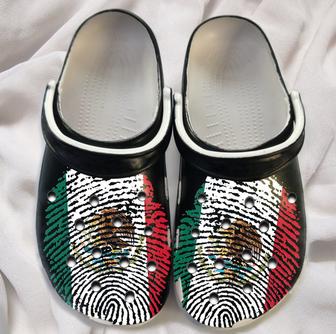 Dna Mexico Flag Mexican For Men And Women Gift For Fan Classic Water Rubber Clog Shoes Comfy Footwear - Monsterry DE