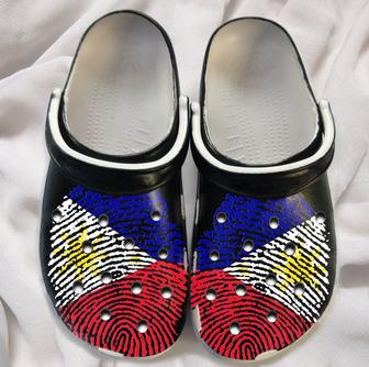Dna Philippines Flag Filipino For Men And Women Gift For Fan Classic Water Rubber Clog Shoes Comfy Footwear - Monsterry AU