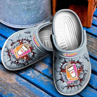Donkin Donut Broken Drink Comfortable For Man And Women Classic Water Rubber Clog Shoes Comfy Footwear - Monsterry DE