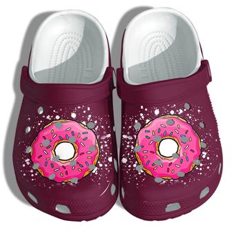 Donut Cake Cute Funny Shoes - Doughnuts Clog Gifts For Girls - Monsterry