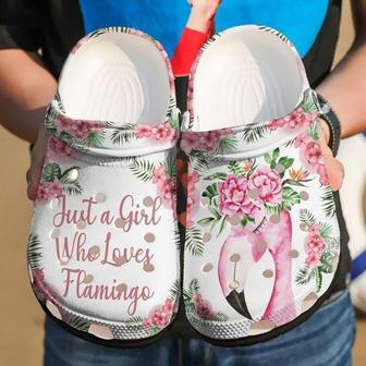 Flamingo Crocband Rubber Clog Shoes Comfy Footwear - Monsterry DE