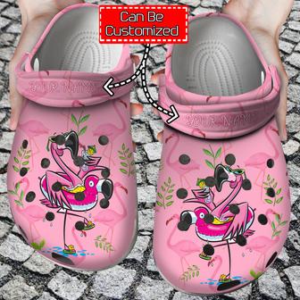 Flamingo - Cute Pink Flamingo Clog Shoes For Men And Women - Monsterry DE