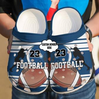 Football Personalized Lover Classic Clogs Shoes - Monsterry