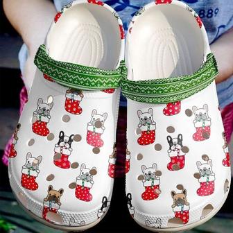 French Bulldog Frenchies In Socks Classic Clogs Shoes - Monsterry DE
