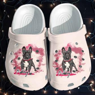 French Bulldog Funny Gift For Lover Rubber Clog Shoes Comfy Footwear - Monsterry DE