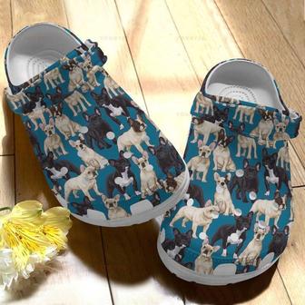 French Bulldog Lovers 5 Gift For Lover Rubber Clog Shoes Comfy Footwear - Monsterry UK