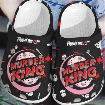 Friday The 13Th Murder King Clogband For Men And Women Rubber Clog Shoes Comfy Footwear - Monsterry