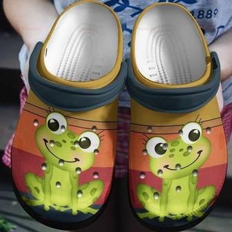 Frog Colors For Men And Women Gift For Fan Classic Water Rubber Clog Shoes Comfy Footwear - Monsterry UK