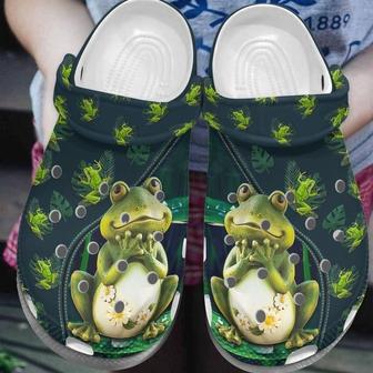Frog Princess Gift For Lover Rubber Clog Shoes Comfy Footwear - Monsterry CA