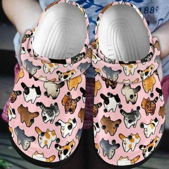 Funny Team Cat Personalized Gift For Lover Rubber Clog Shoes Comfy Footwear - Monsterry