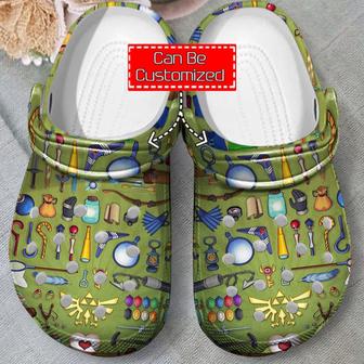 Game Pattern Clog Shoes Gamer - Monsterry DE
