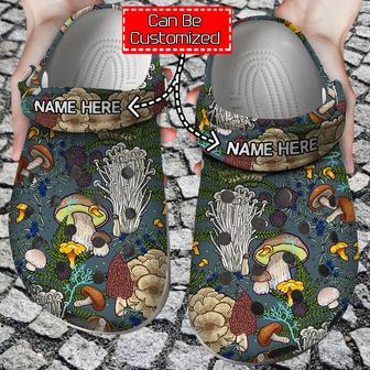 Gardener - Mushroom Collection Pattern Clog Shoes For Men And Women - Monsterry